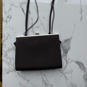 Mini purse brown fabric